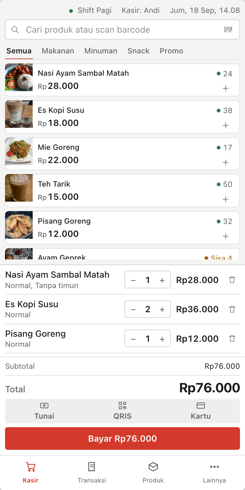 Rejected — versi padat —